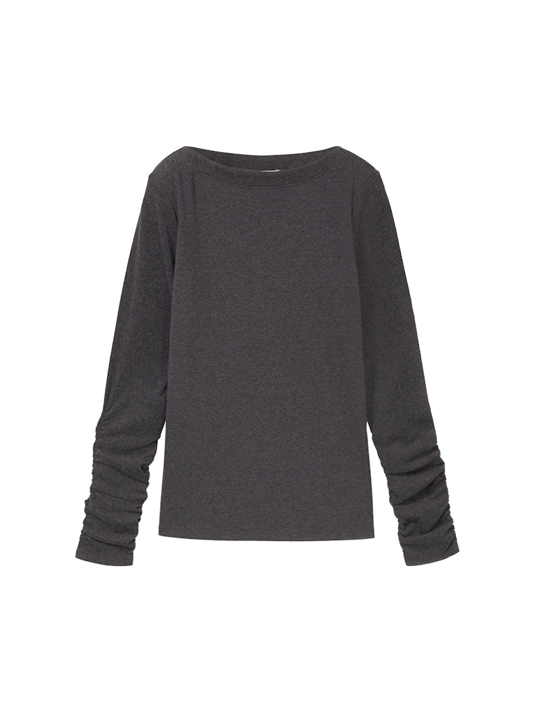 Pulls - cozy longsleeve with gathering van Tom Tailor