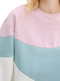 Sweaters - colourblock sweatshirt van Tom Tailor