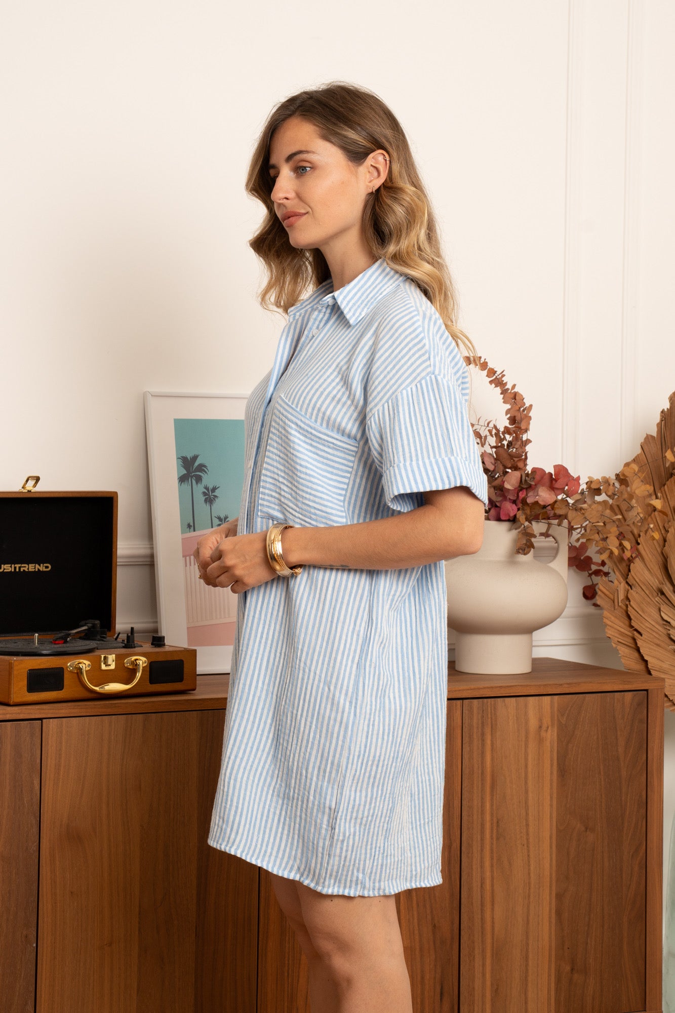 Jurken - Striped summer dress van Kilky