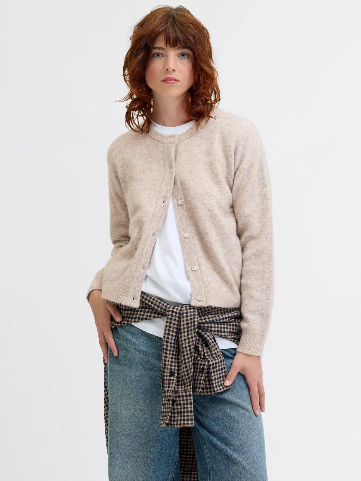 30% RD Jxmatilda Wool Blend Cardigan Knit