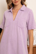 Jurken - Veja V-neck cotton dress van Kilky