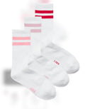 ONE SIZE Racing Red W. MORNING GLORY Sokken - Jxbasic Tennis Sock 3-Pack Noos van JJXX