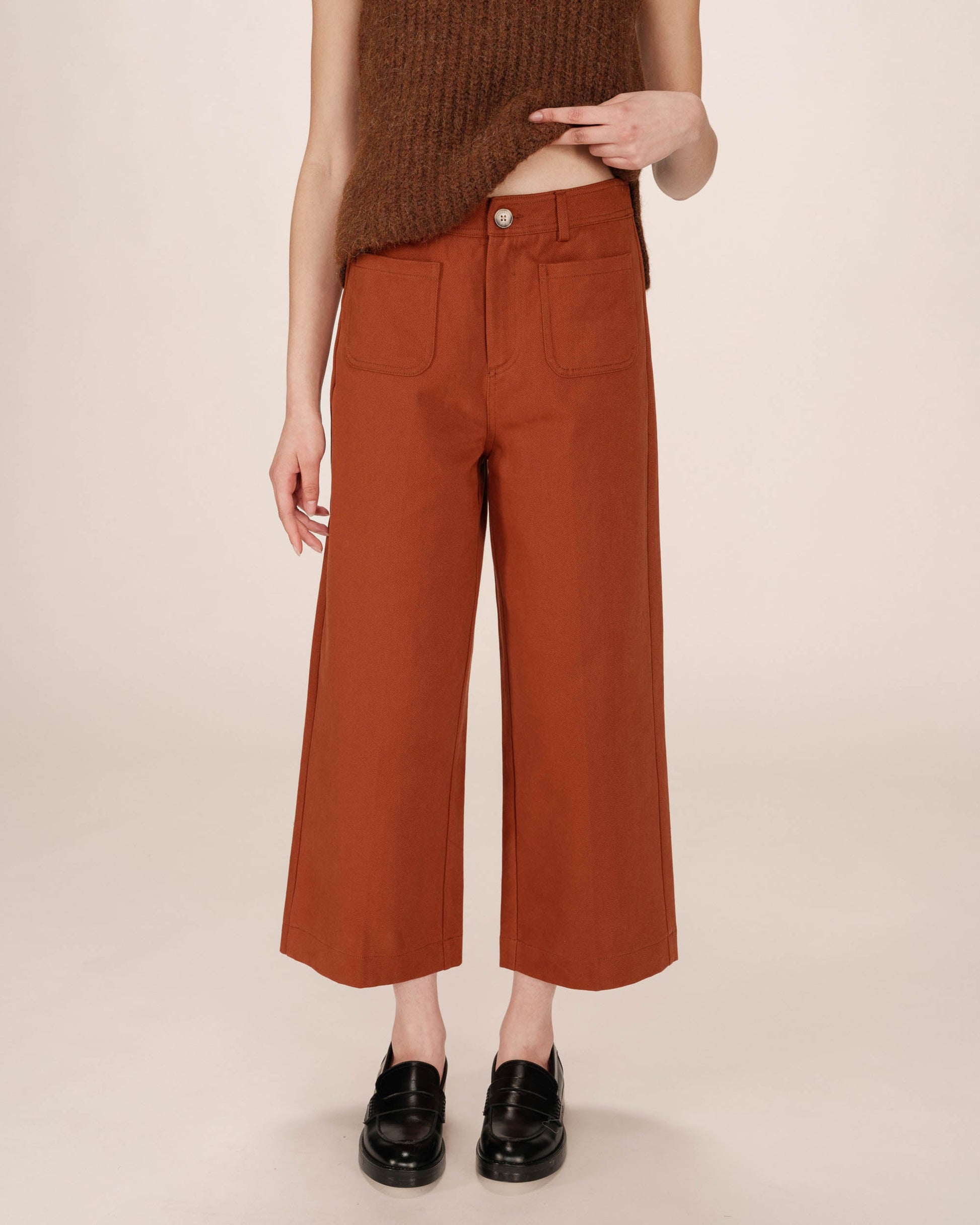 Camel Broeken - Sole Pantalon van Grace and Mila
