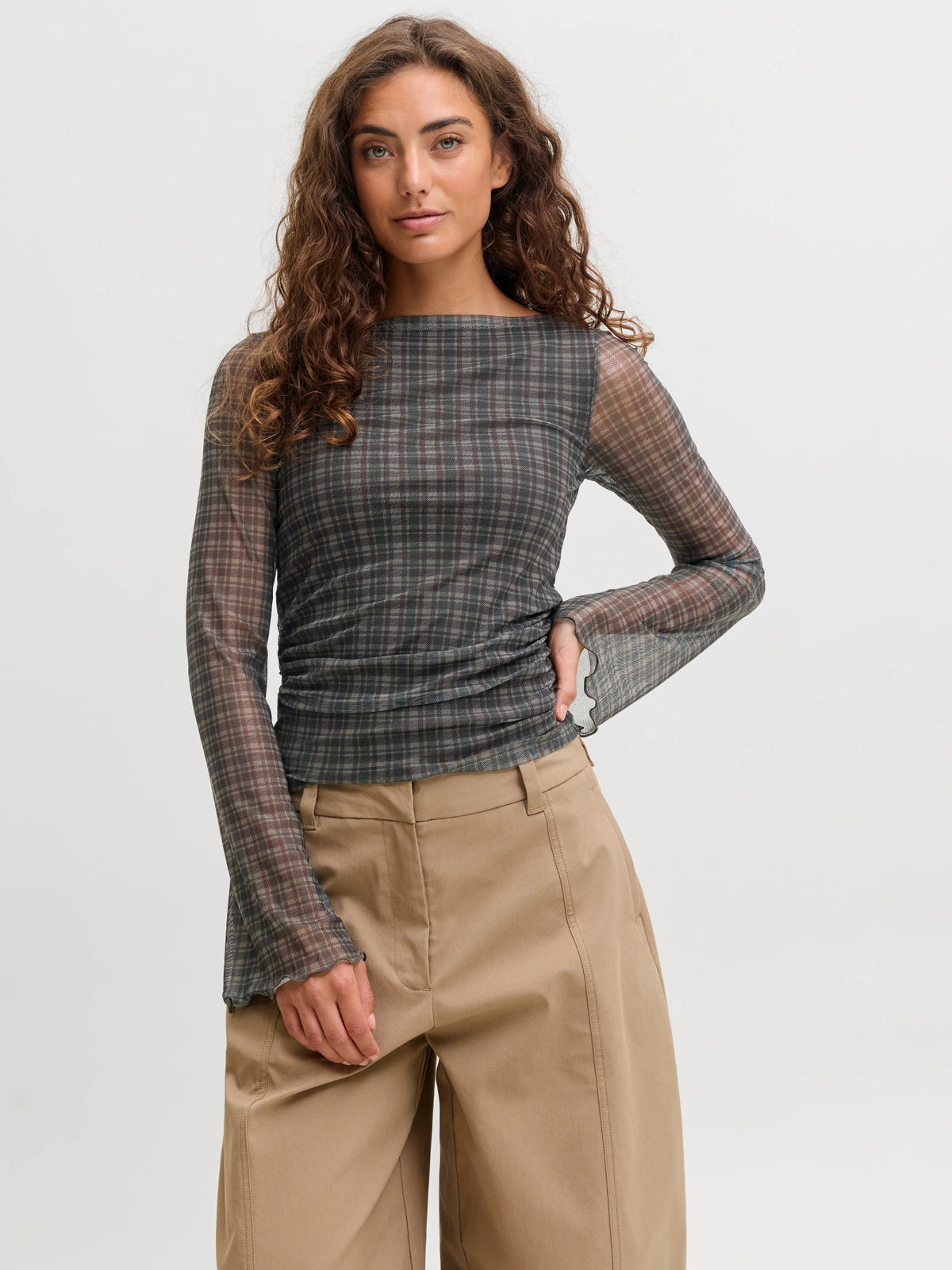 Jxminna Mesh Ls Top