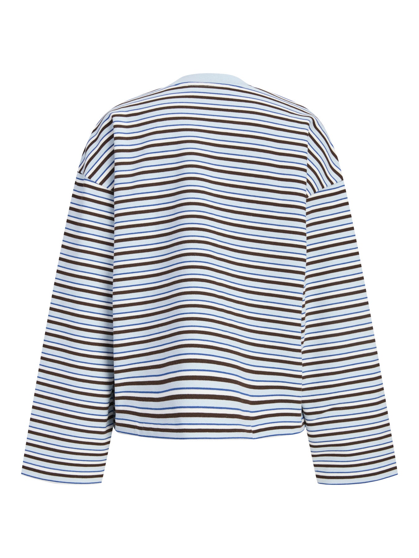 Jxea Sophia Boxy Stripe Crew Swt Exp Ln