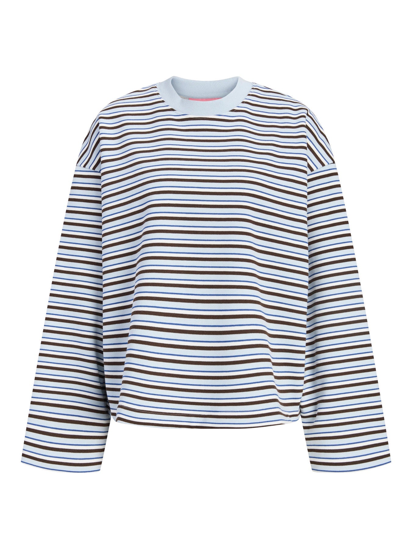 Jxea Sophia Boxy Stripe Crew Swt Exp Ln