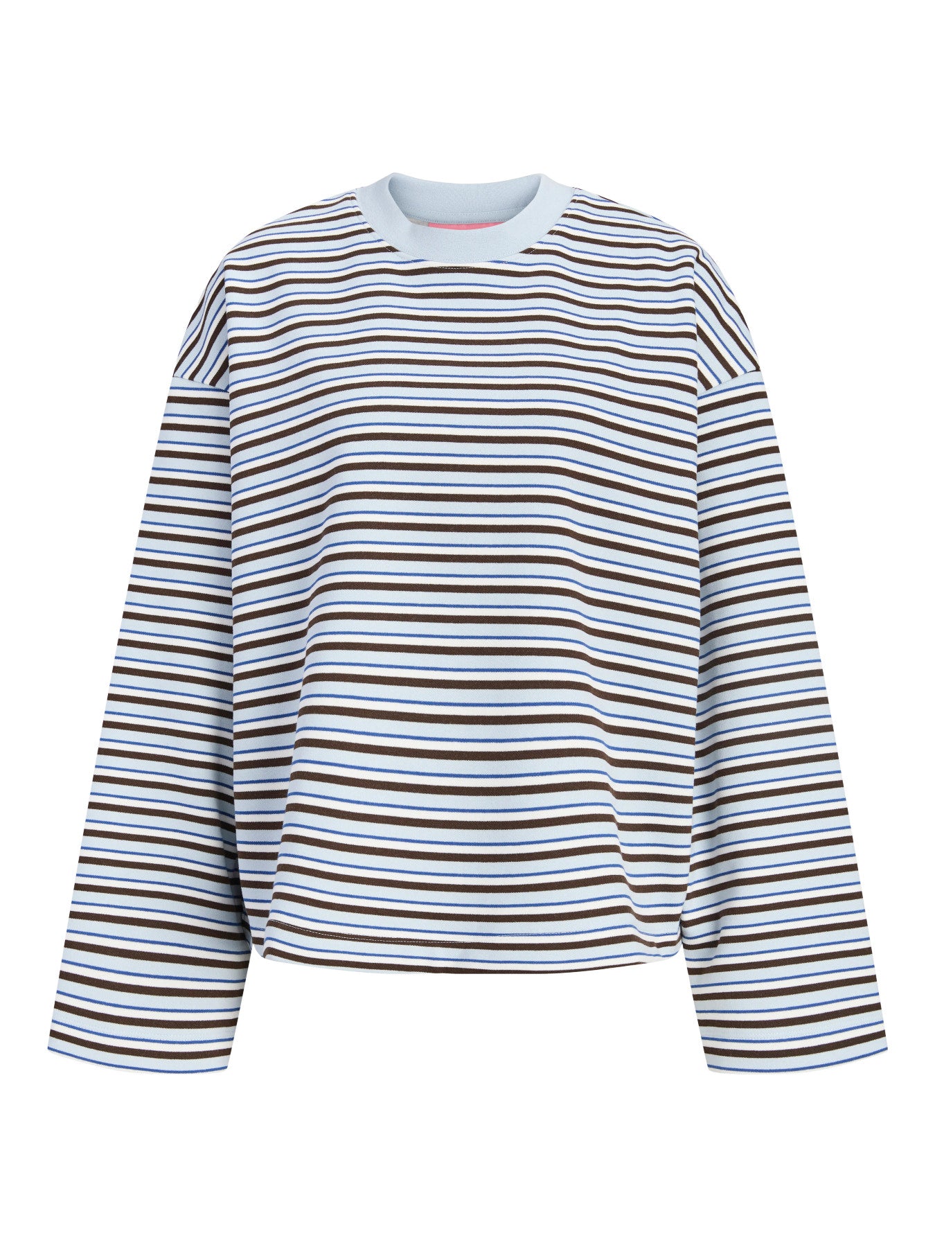 Jxea Sophia Boxy Stripe Crew Swt Exp Ln
