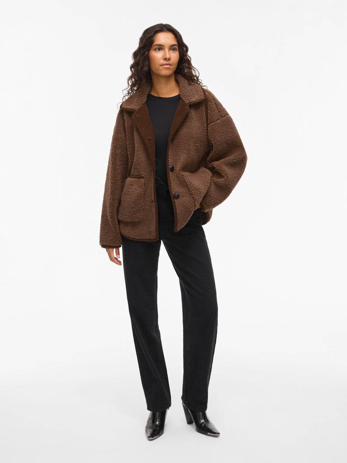 Jassen - 40% Vimelusa Teddy Jacket van Vila