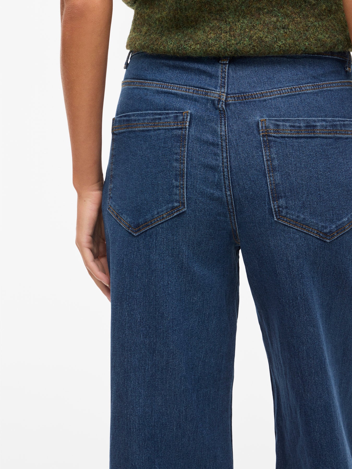 Jeans - Vifreya Bri Hw Wide 7/8 Jeans van Vila