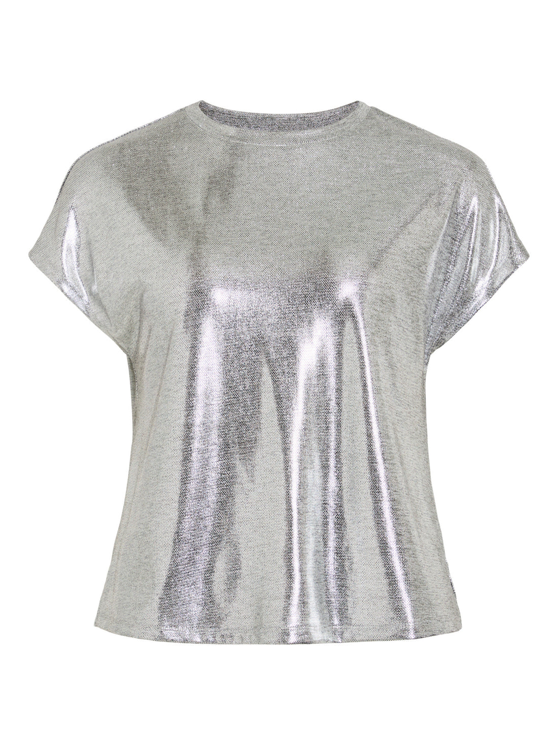 Silver Tops - Vihannan S/S O-Neck Top van Vila