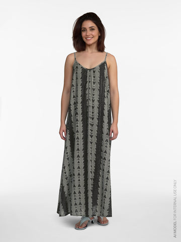 Vimandira Sida U-Neck Ankle Dress