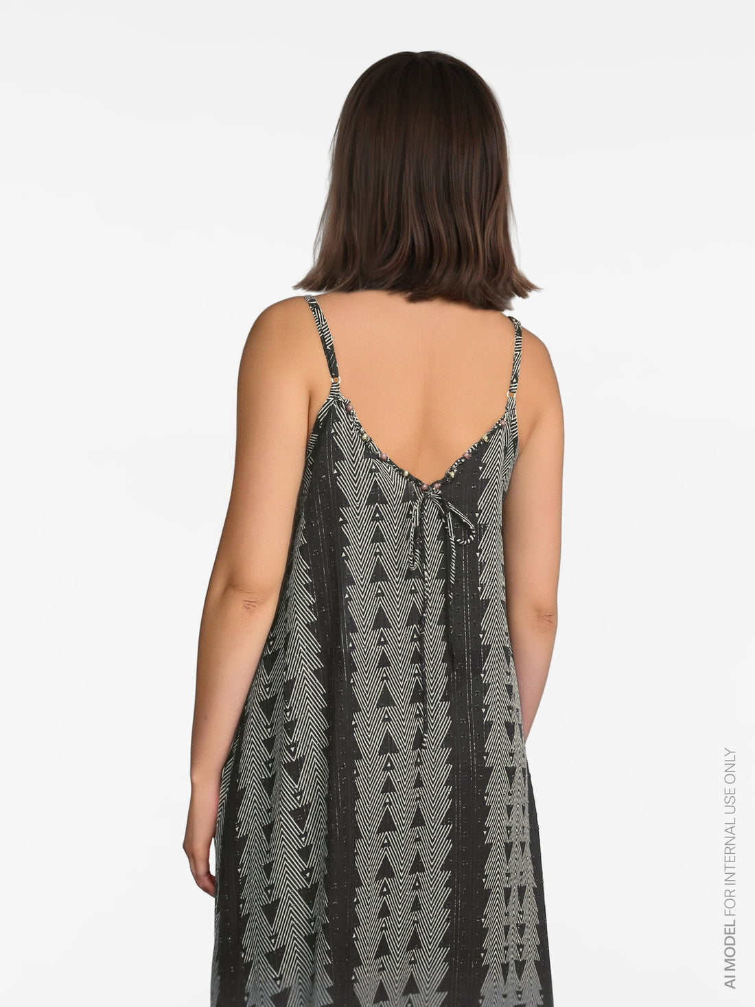 Vimandira Sida U-Neck Ankle Dress