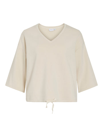 Tops - Vireflect V-Neck 3/4 String Top van Vila