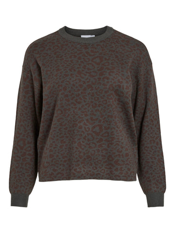 Vilopa O-Neck L/S Jaquard Knit Top