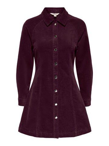 Onlzeva L/S Short Corduroy Dress