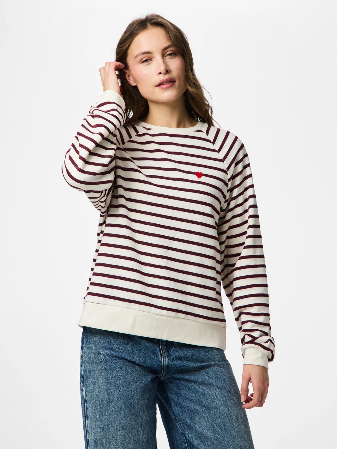 Sweaters - Pcgreta Ls Emb Ub Sweat Noos van Pieces
