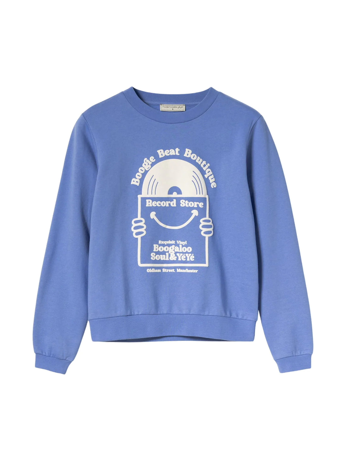 Persian Blue Tops - Record Store Sweatshirt van Mademoiselle YéYé