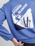 Persian Blue Tops - Apres-Ski Sweatshirt van Mademoiselle YéYé