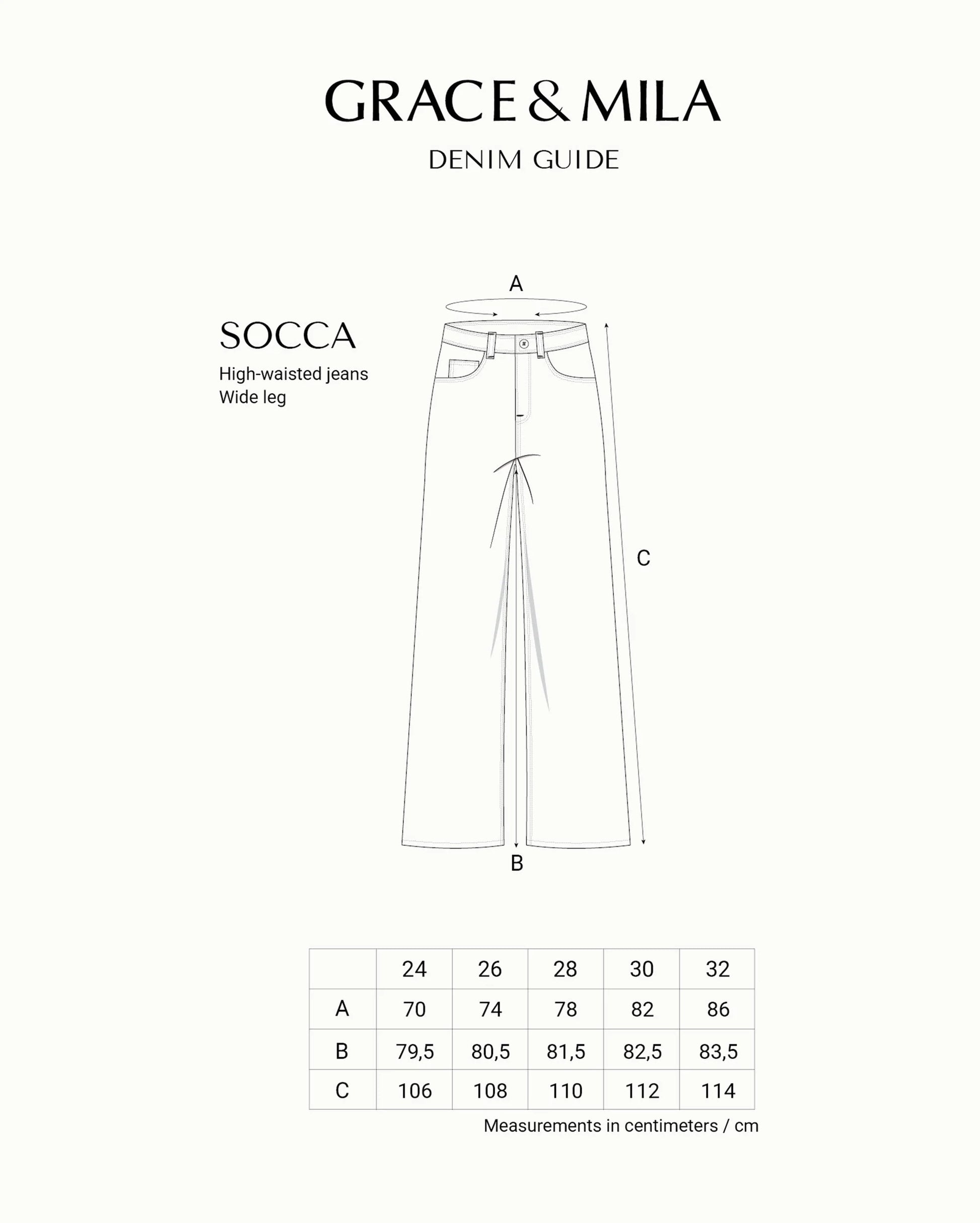 Jeans - Socca Jeans van Grace and Mila