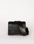 Handtassen - HARPER MINI Black Classic Leather bag van O My Bag
