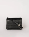 Handtassen - HARPER MINI Black Classic Leather bag van O My Bag