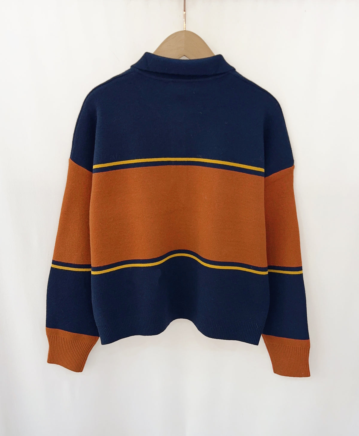 30% Colorblock stripe polo
