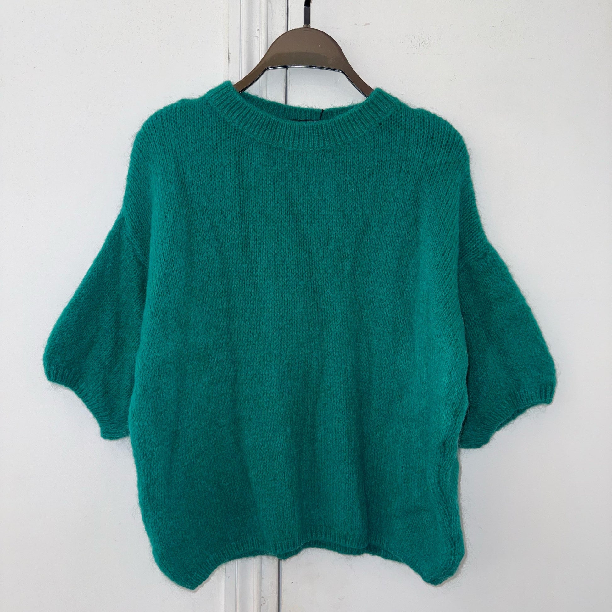vert erba One Size Pulls - Short sleeve knit van Meisjes Brugge
