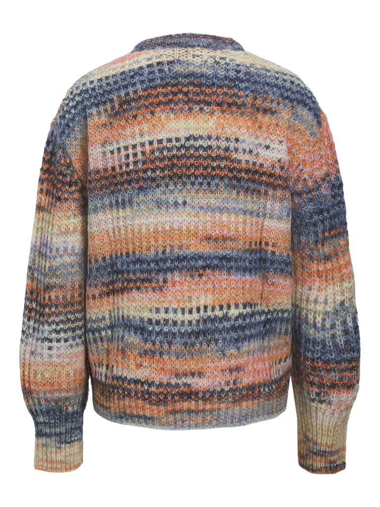 Maritime blue Pulls - Jxsimone Space Dye Crew Neck Knit van JJXX