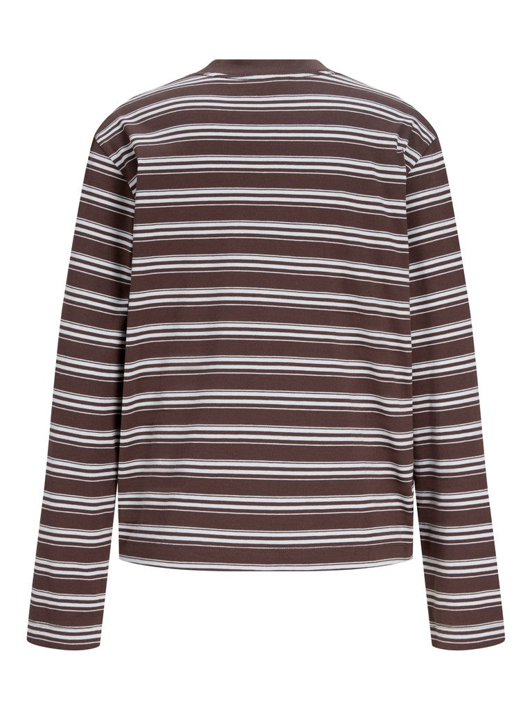 Jxsophia Boxy Ls Stripe Tee - AW26