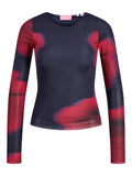 Maritime blue Tops - Jxmelia Ls Mesh Top van JJXX