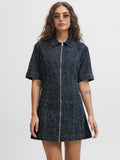 Dark blue denim Jurken - Jxalora Ss Dress R372 Denim van JJXX