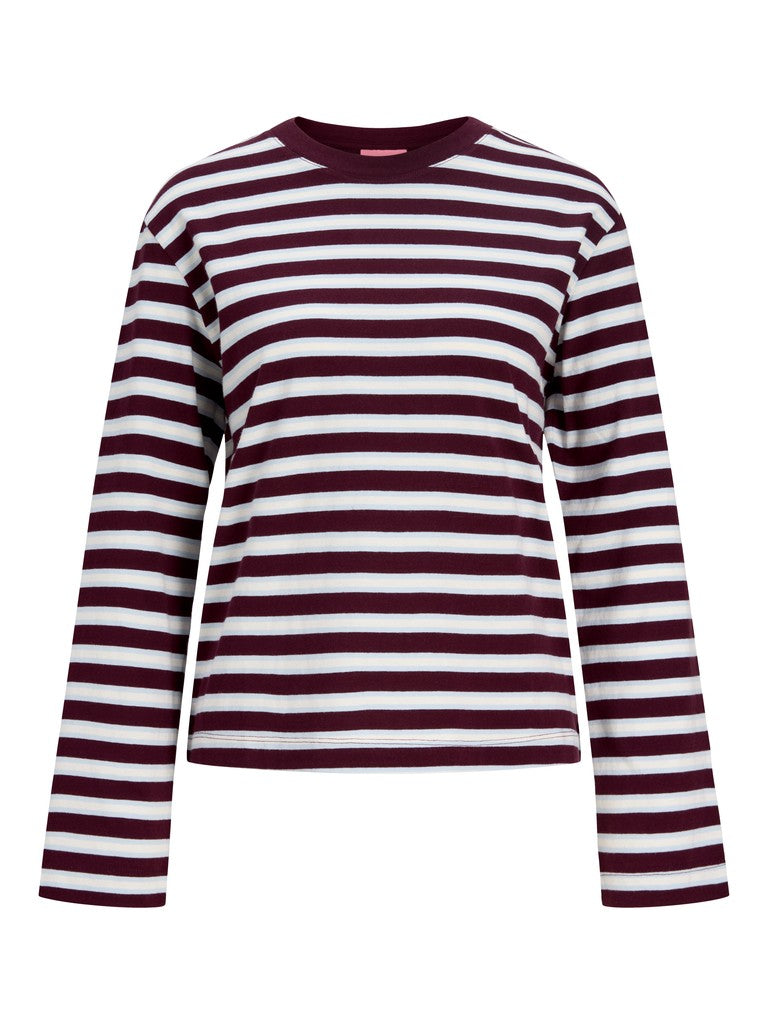 Jxsophia Boxy Ls Stripe Tee