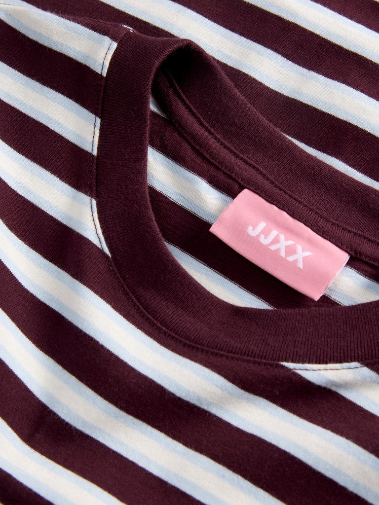 Jxsophia Boxy Ls Stripe Tee