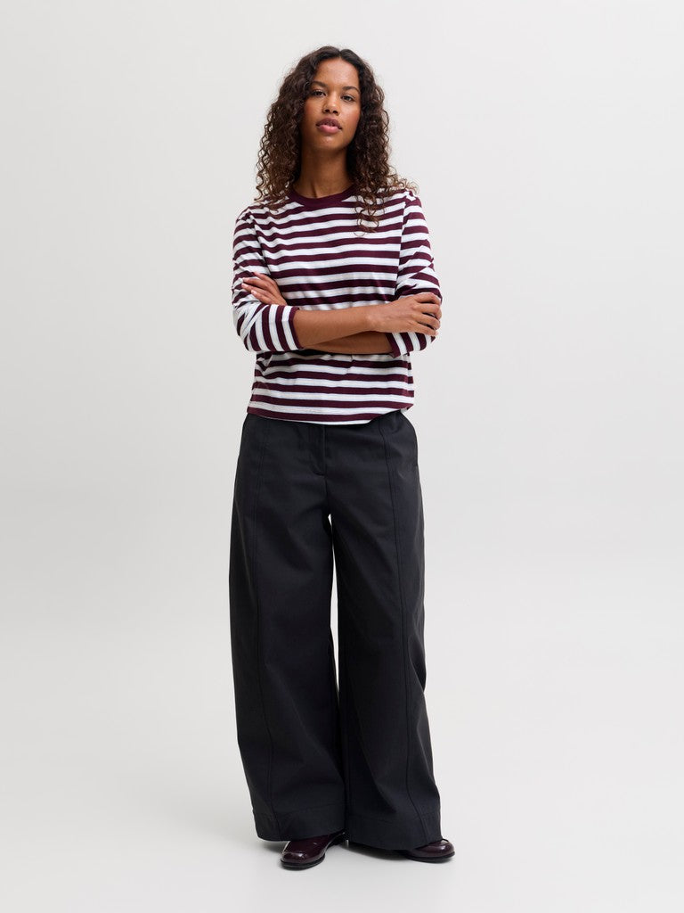 Jxsophia Boxy Ls Stripe Tee
