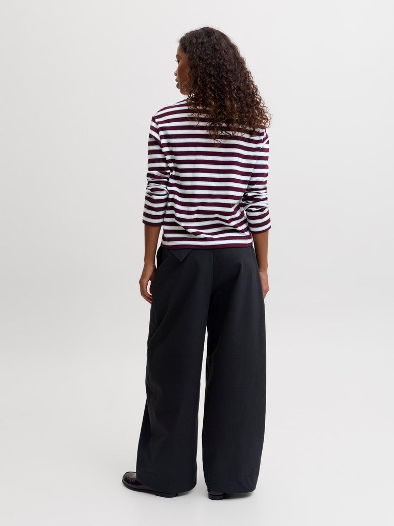 Jxsophia Boxy Ls Stripe Tee