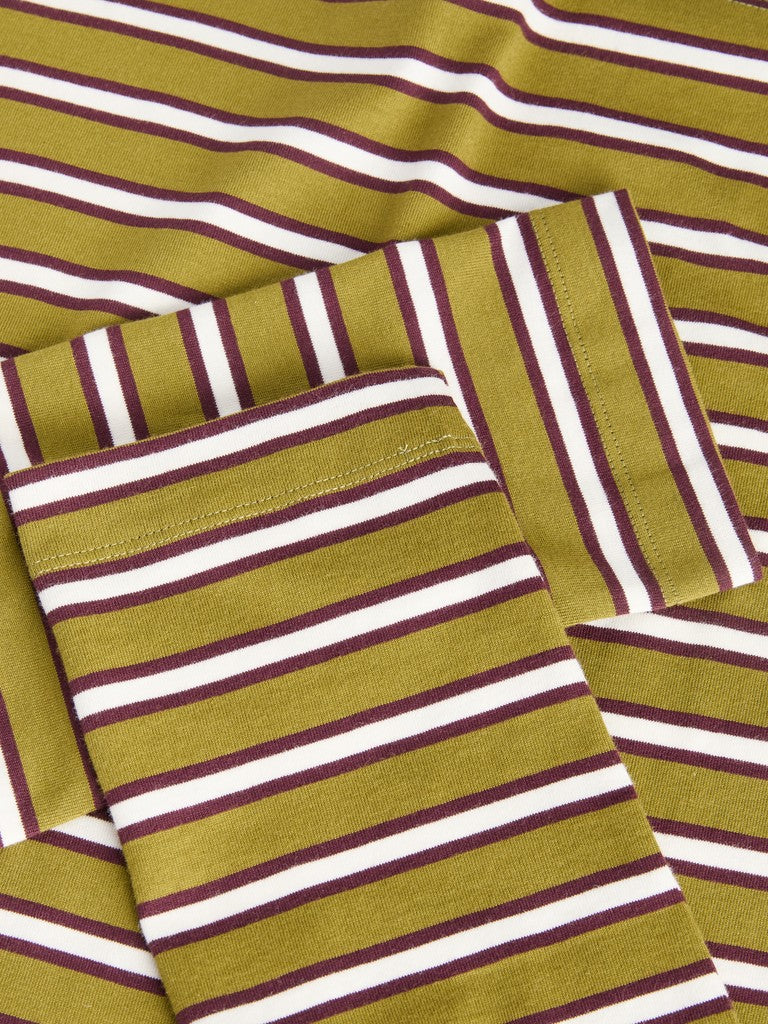 Jxsophia Boxy Ls Stripe Tee