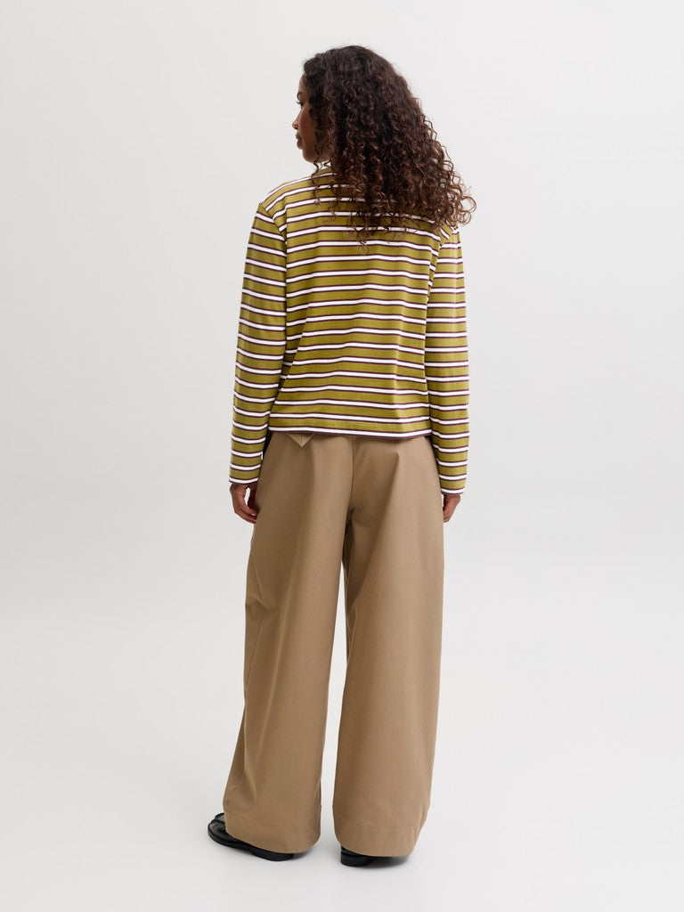 Jxsophia Boxy Ls Stripe Tee