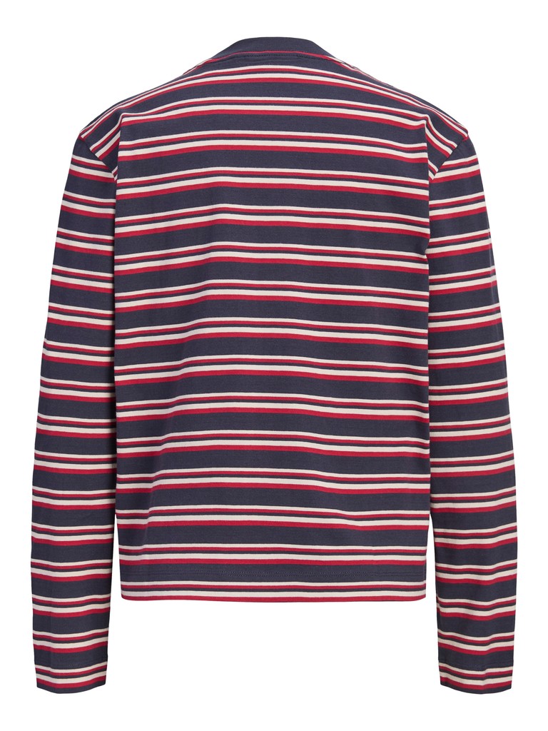Jxsophia Boxy Ls Stripe Tee