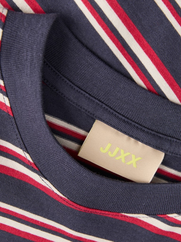 Jxsophia Boxy Ls Stripe Tee