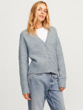 Light Grey Melange Cardigans - Jxaden Structure Cardigan Knit van JJXX