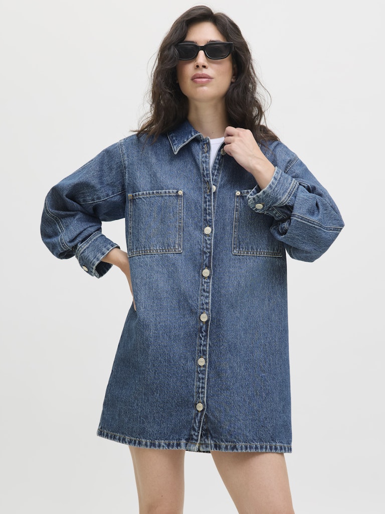 Jurken - Jxcana Rlx Denim Dress van JJXX