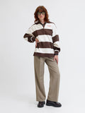 Sweaters - Jxpaloma Loose Ls Stripe Polo Sweater van JJXX