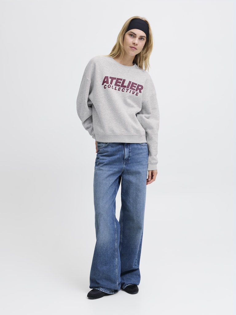 Jxjackie Ls Rlx Print Crew Sweat