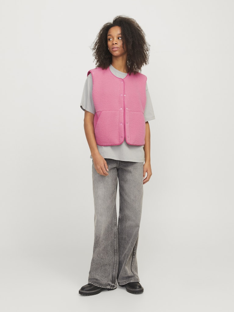 Jassen - Jxvera Teddy Vest - SS26 van JJXX