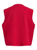 Jassen - Jxvera Teddy Vest SS26 van JJXX