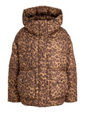Jassen - Jxana Leopard Puffer Jacket van JJXX