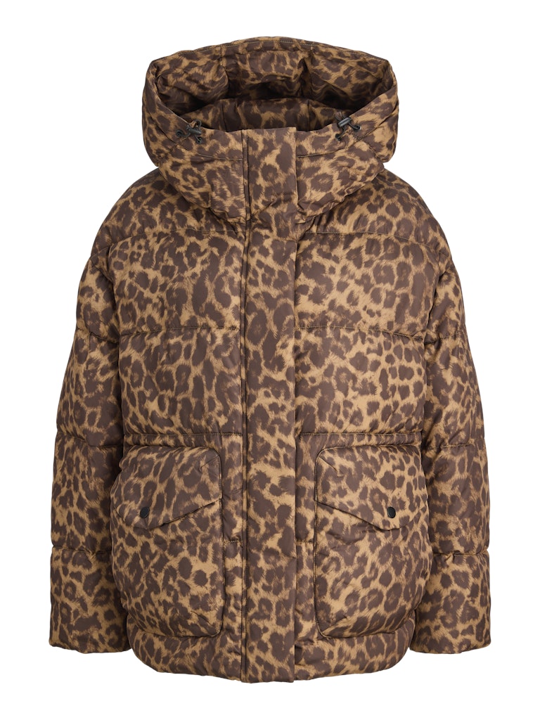 Jassen - Jxana Leopard Puffer Jacket van JJXX