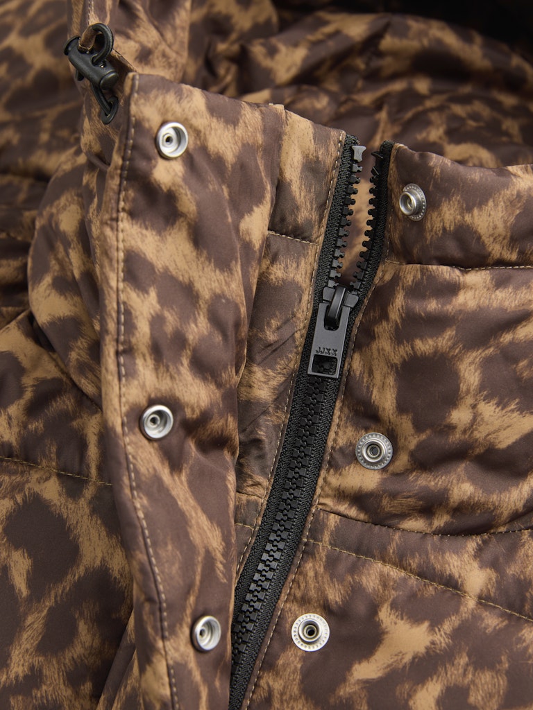 Jassen - Jxana Leopard Puffer Jacket van JJXX