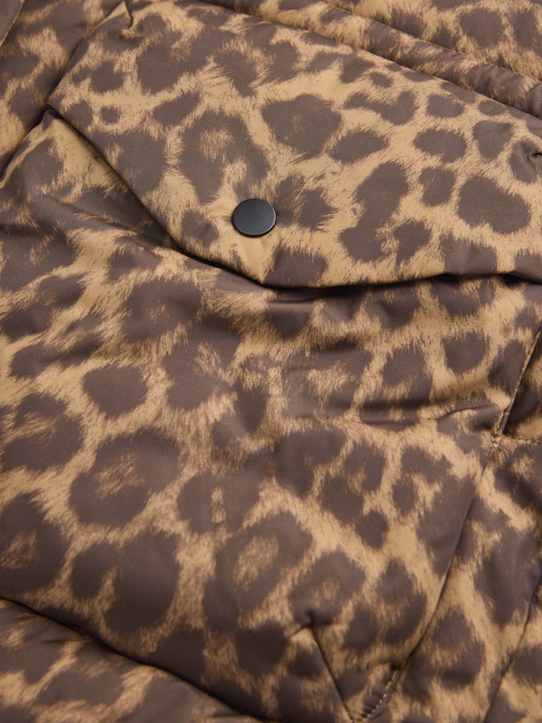 Jassen - Jxana Leopard Puffer Jacket van JJXX