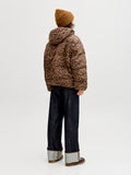 Jassen - Jxana Leopard Puffer Jacket van JJXX